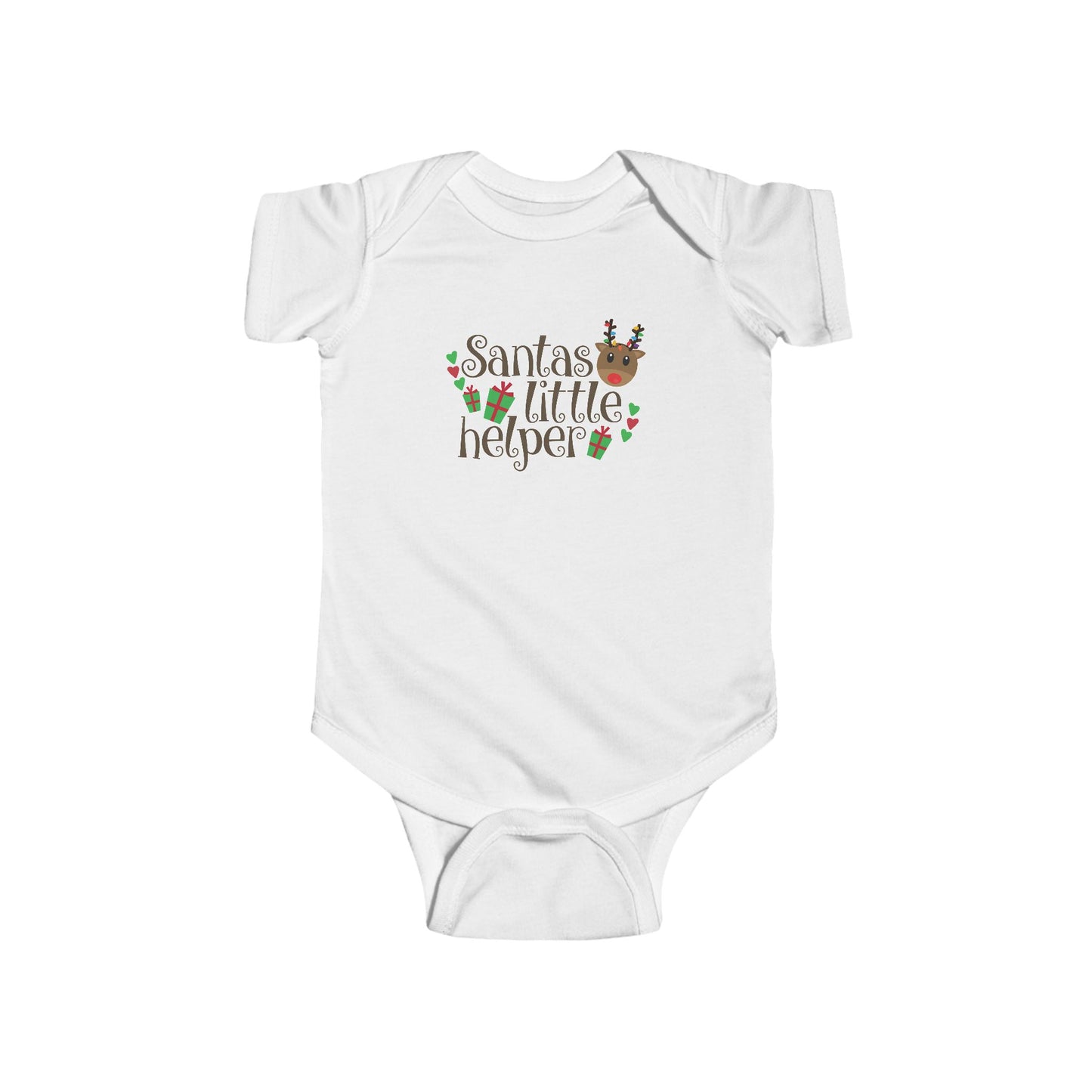 Santa's Little Helper - Infant Fine Jersey Bodysuit