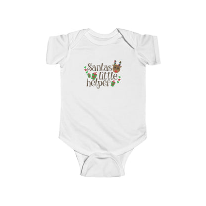 Santa's Little Helper - Infant Fine Jersey Bodysuit