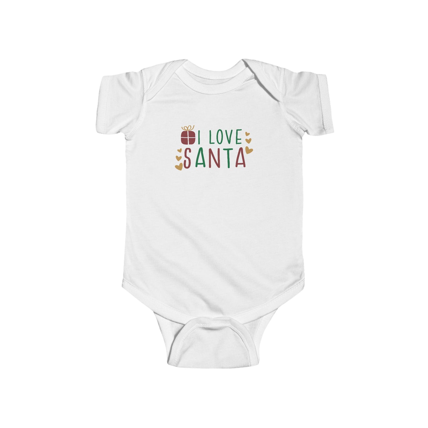 I love Santa - Infant Fine Jersey Bodysuit