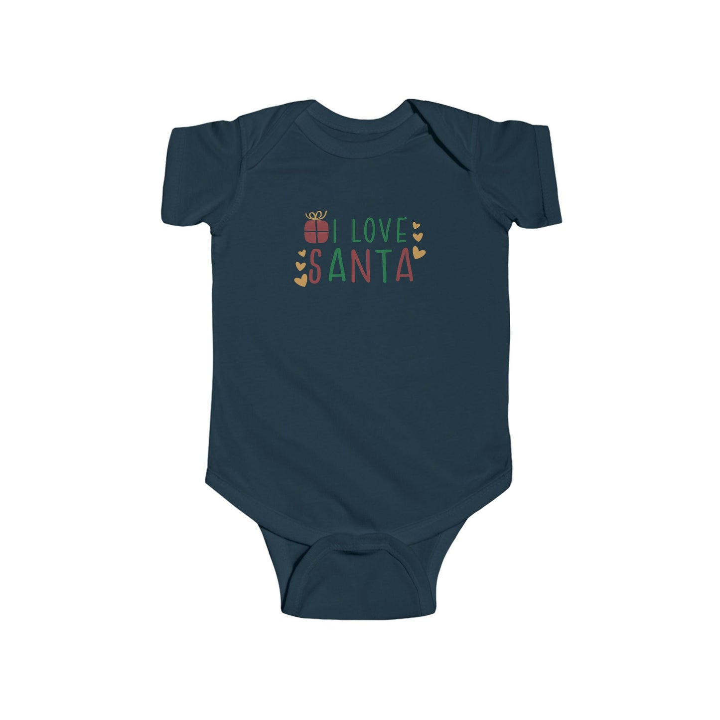 I love Santa - Infant Fine Jersey Bodysuit