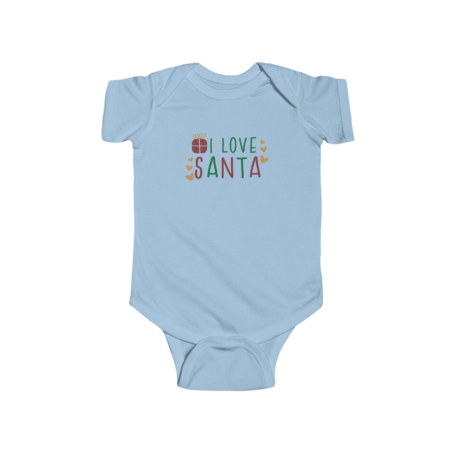 I love Santa - Infant Fine Jersey Bodysuit